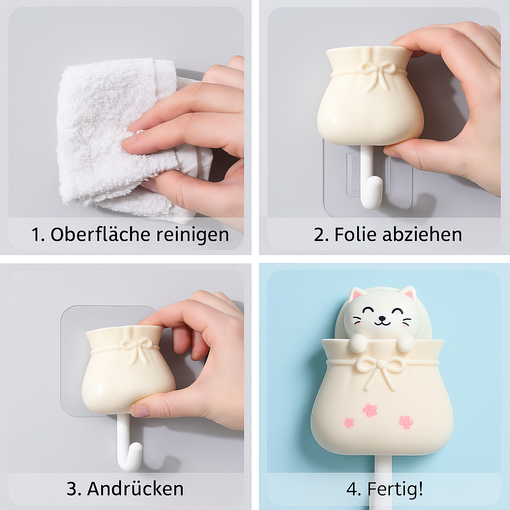 Katzenbeutel Wandhaken