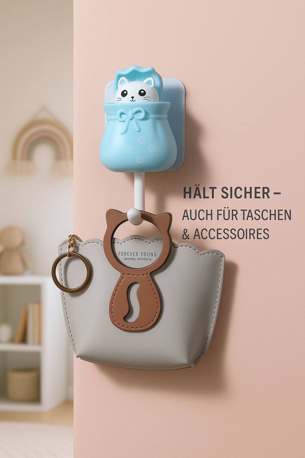 Katzenbeutel Wandhaken
