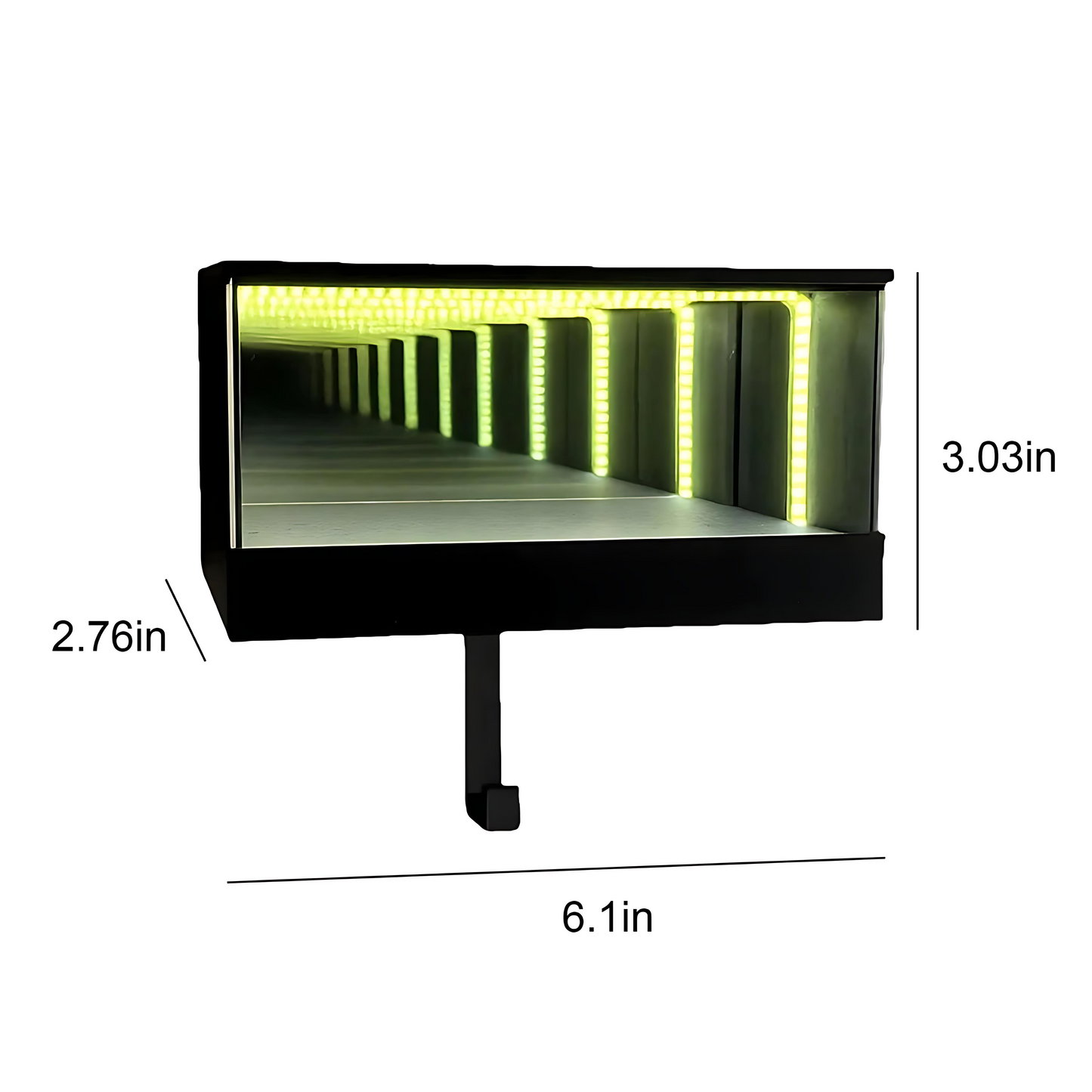 3D LED Schlüsselbox mit Spiegeleffekt