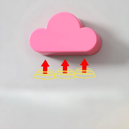 Magnet-Schlüsselhalter in Wolkenform