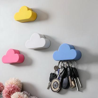 Magnet-Schlüsselhalter in Wolkenform