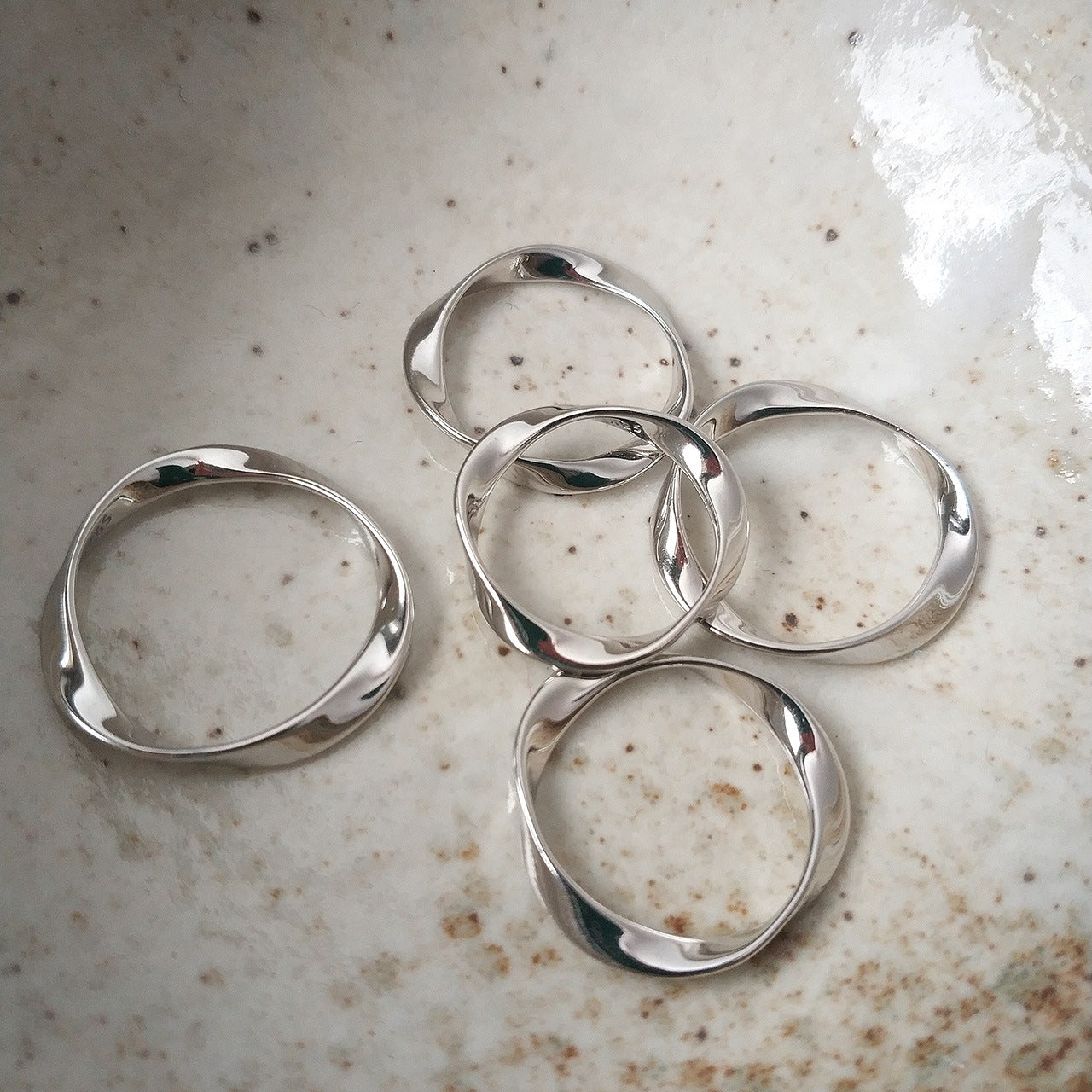 Mobius Ring aus Silber