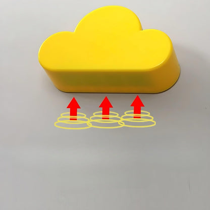 Magnet-Schlüsselhalter in Wolkenform