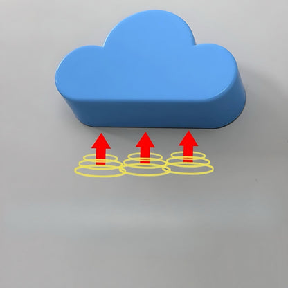 Magnet-Schlüsselhalter in Wolkenform