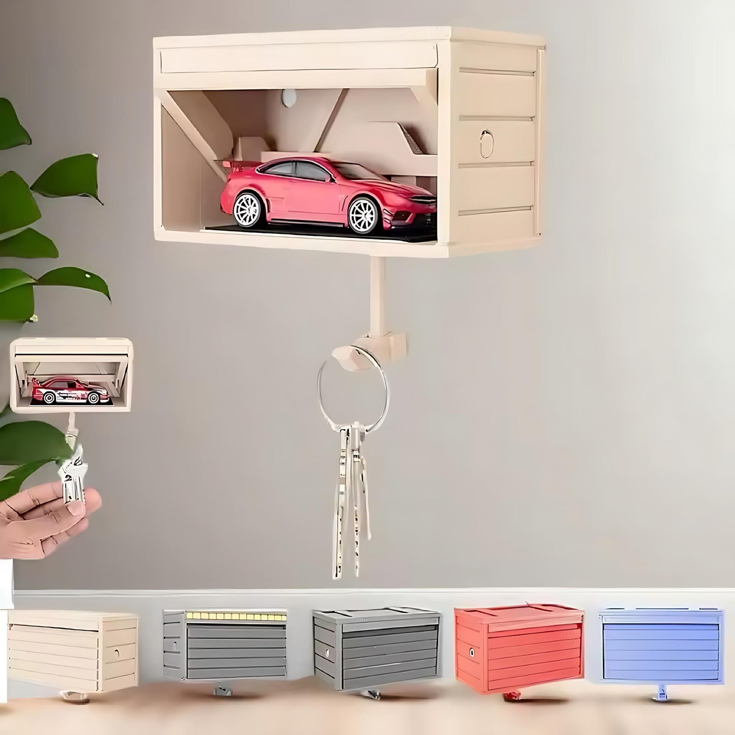 Der Interaktive Garagen-Schlüsselhalter