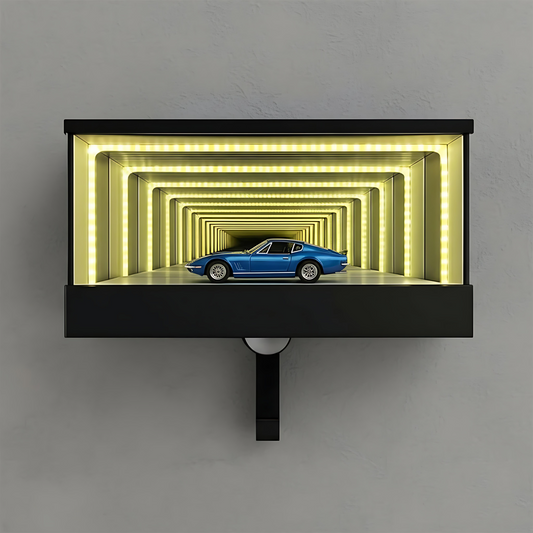 3D LED Schlüsselbox mit Spiegeleffekt