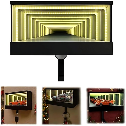 3D LED Schlüsselbox mit Spiegeleffekt