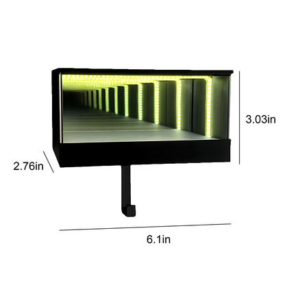 3D LED Schlüsselbox mit Spiegeleffekt
